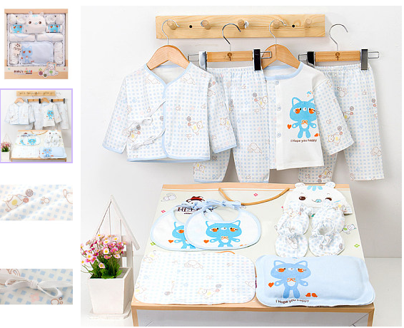 Cotton Newborn Baby Gift Boxes Clothes