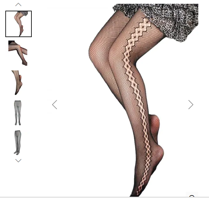 See Through Fishnet Tights
